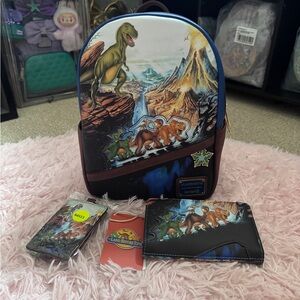 The land before time 3 piece loungefly Set